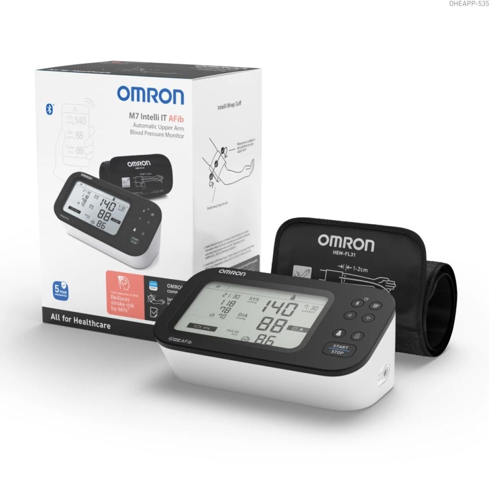 Omron M7 Intelli IT AFib Dijital Tansiyon Aleti