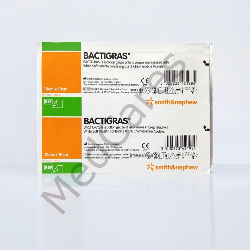 BACTIGRAS Parafinli Antiseptik Tül Yara Bakım Örtüsü