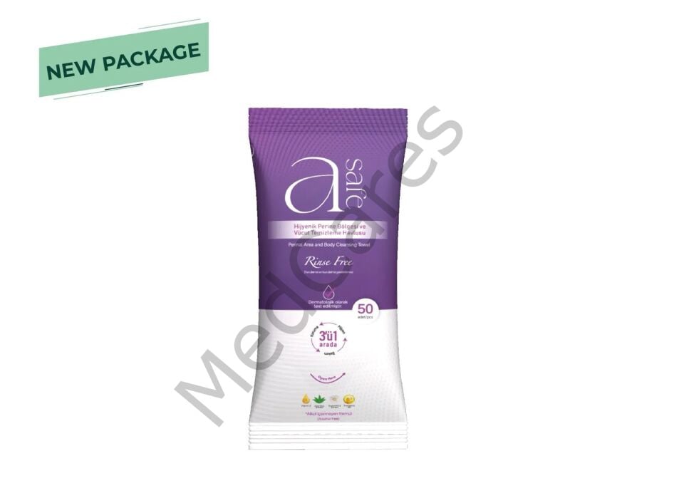 A-Safe Hijyenik Perine Ve Vücut Temizleme Havlusu