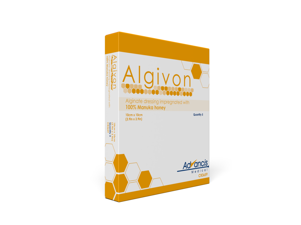 ALGİVON Plus Medical Bal İçerikli Aljinat Yara Örtüsü 10cm x 10cm