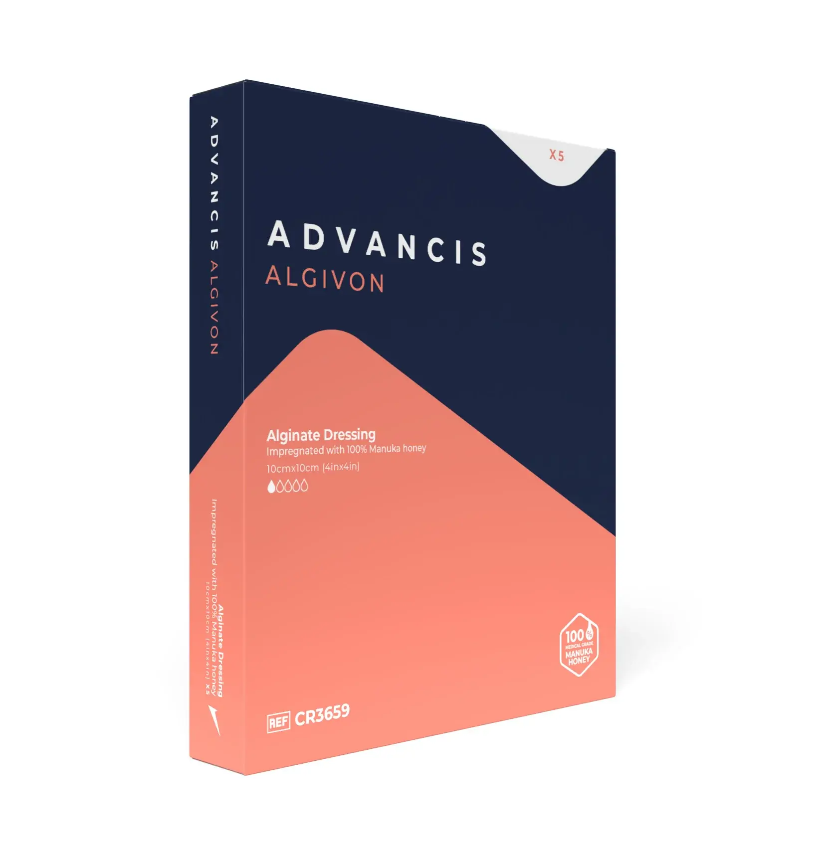 Algivon Plus %100 Manuka Balı İçerikli Aljinat Yara Örtüsü (10cm x 10cm)