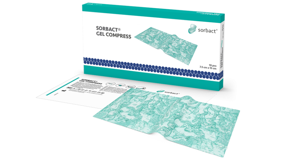 Sorbact Gel Compress 7,5 x 7,5cm 1 Adet