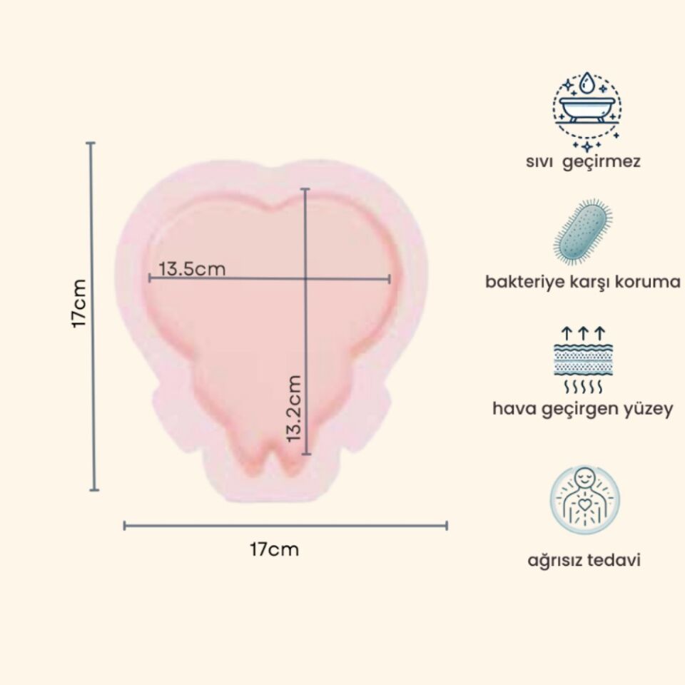 ALLEVYN Sacrum Yapışkanlı Poliüreten Köpük Örtü 17cm x 17cm 1 Adet