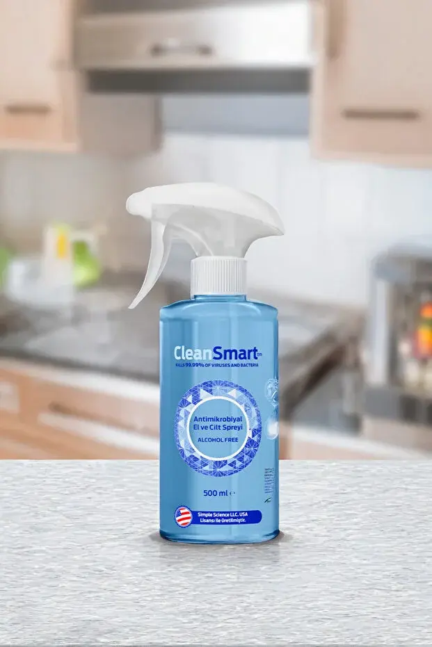 CLEANSMART Antimikrobiyal El ve Cilt Spreyi 500 ml