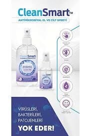 CLEANSMART Antimikrobiyal El ve Cilt Spreyi 500 ml