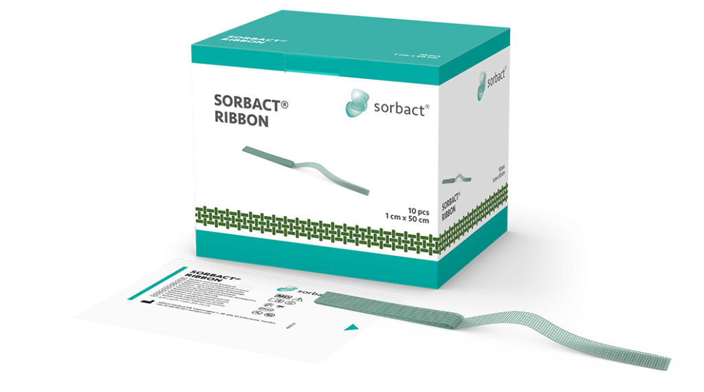 Sorbact® Ribbon Gauze 10cm x 200cm 1 Adet