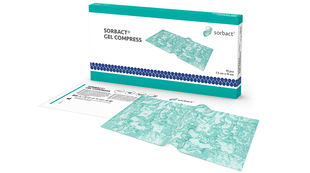 Sorbact Gel Compress 7,5 x 15cm 1Adet