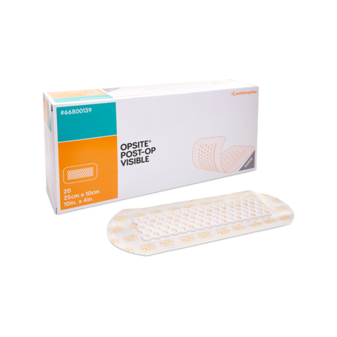 OPSITE Post-Op Su Geçirmez Emici Pedli Şeffaf Örtü 6,5cm x 5cm