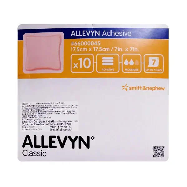 ALLEVYN Adhesive Yapışkanlı Poliüretan Köpük Örtü 17,5cm x 17,5cm