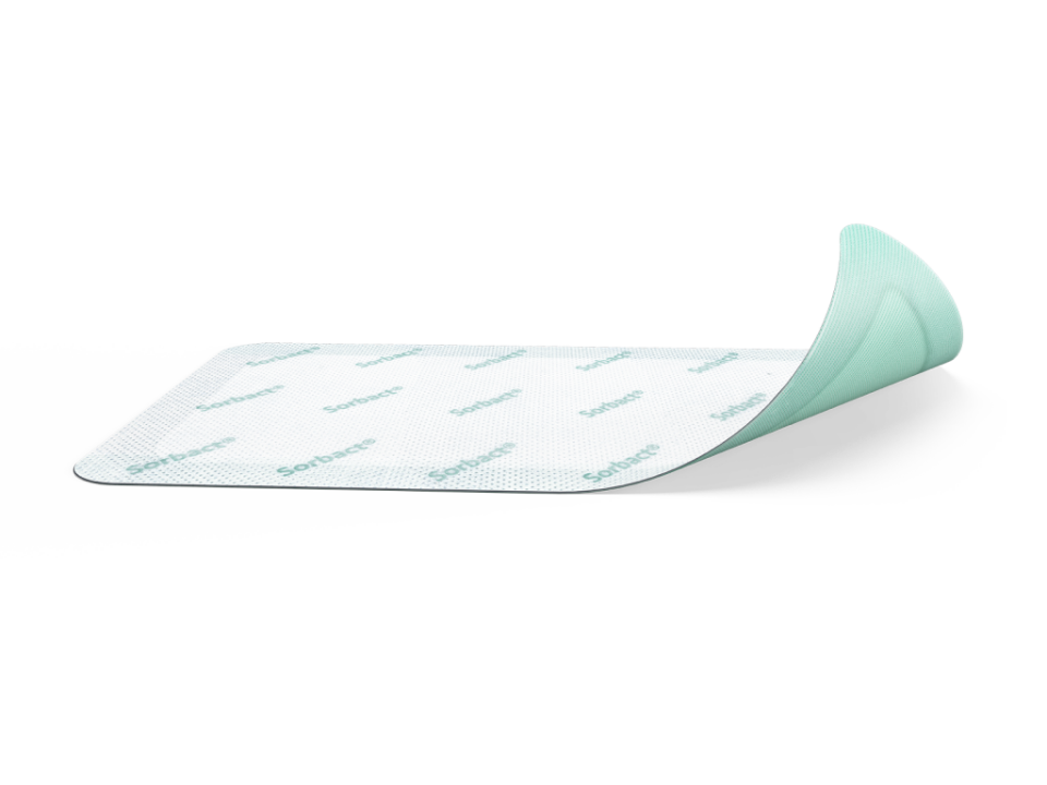 SORBACT® SUPERABSORBENT Bakteri Bağlayıcı Süper Emici Yara Örtüsü 10 x 20 cm