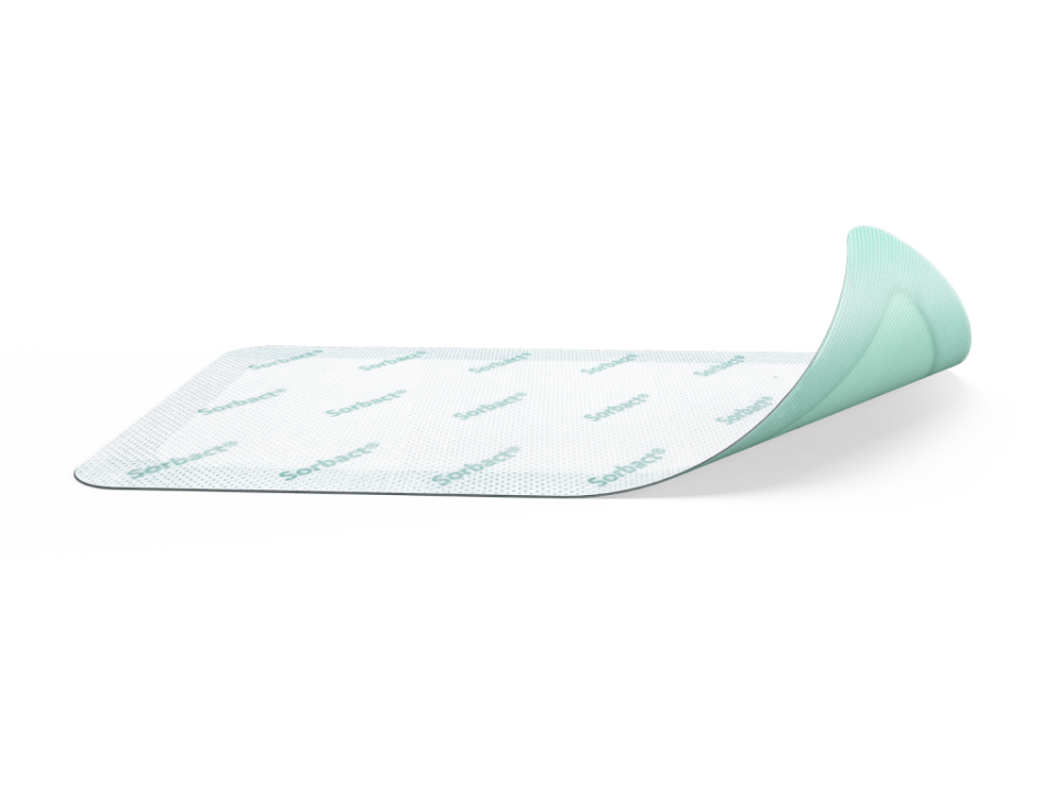 SORBACT® SUPERABSORBENT Bakteri Bağlayıcı Süper Emici Yara Örtüsü 10 x 20 cm