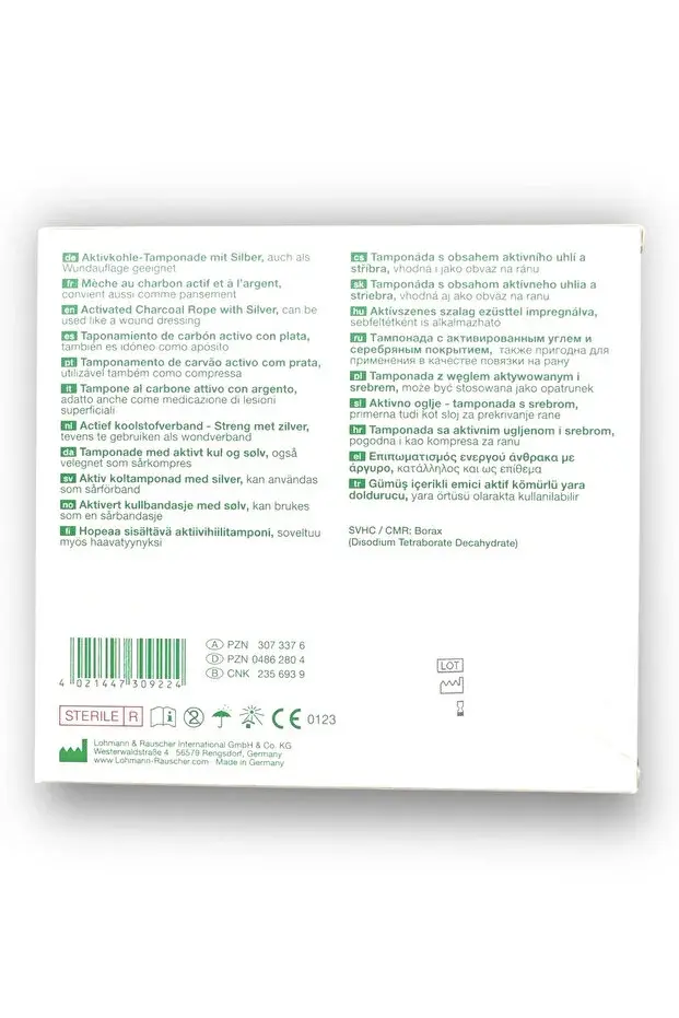 Vliwaktif Ag Gümüş İçerikli Emici Aktif Kömürlü Yara Doldurucu Yaraya Yapışmaz Örtü 10 x 10 cm