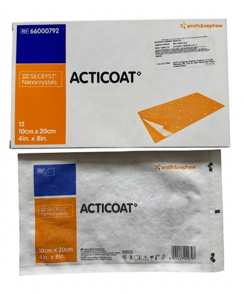 Actıcoat Gümüşlü Antimikrobiyal Bariyer Örtü 10cm x 20cm