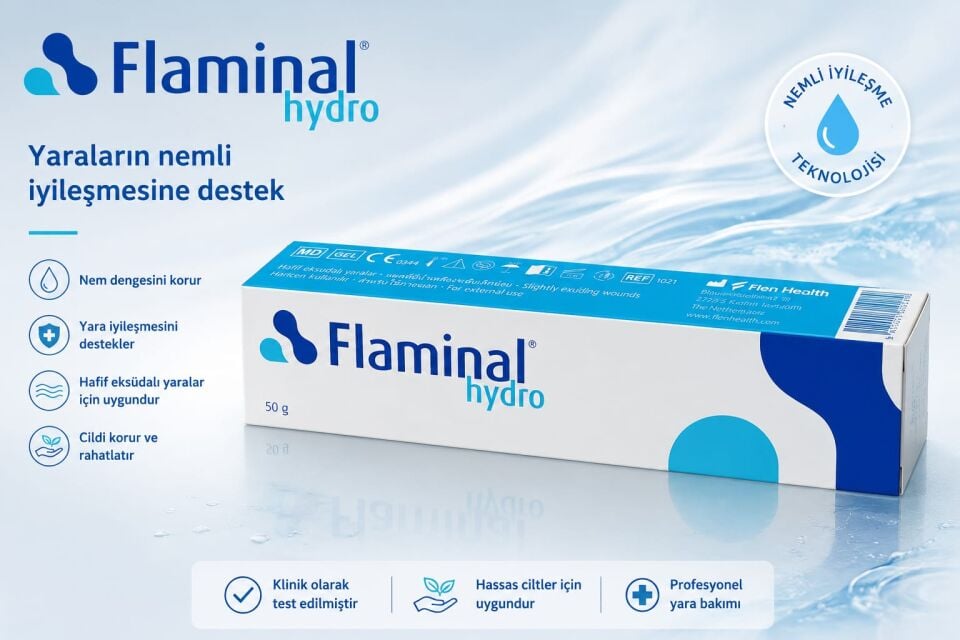 Flaminal Hydro 50gr Yara Bakımında Enzim Aljinat Teknolojisi