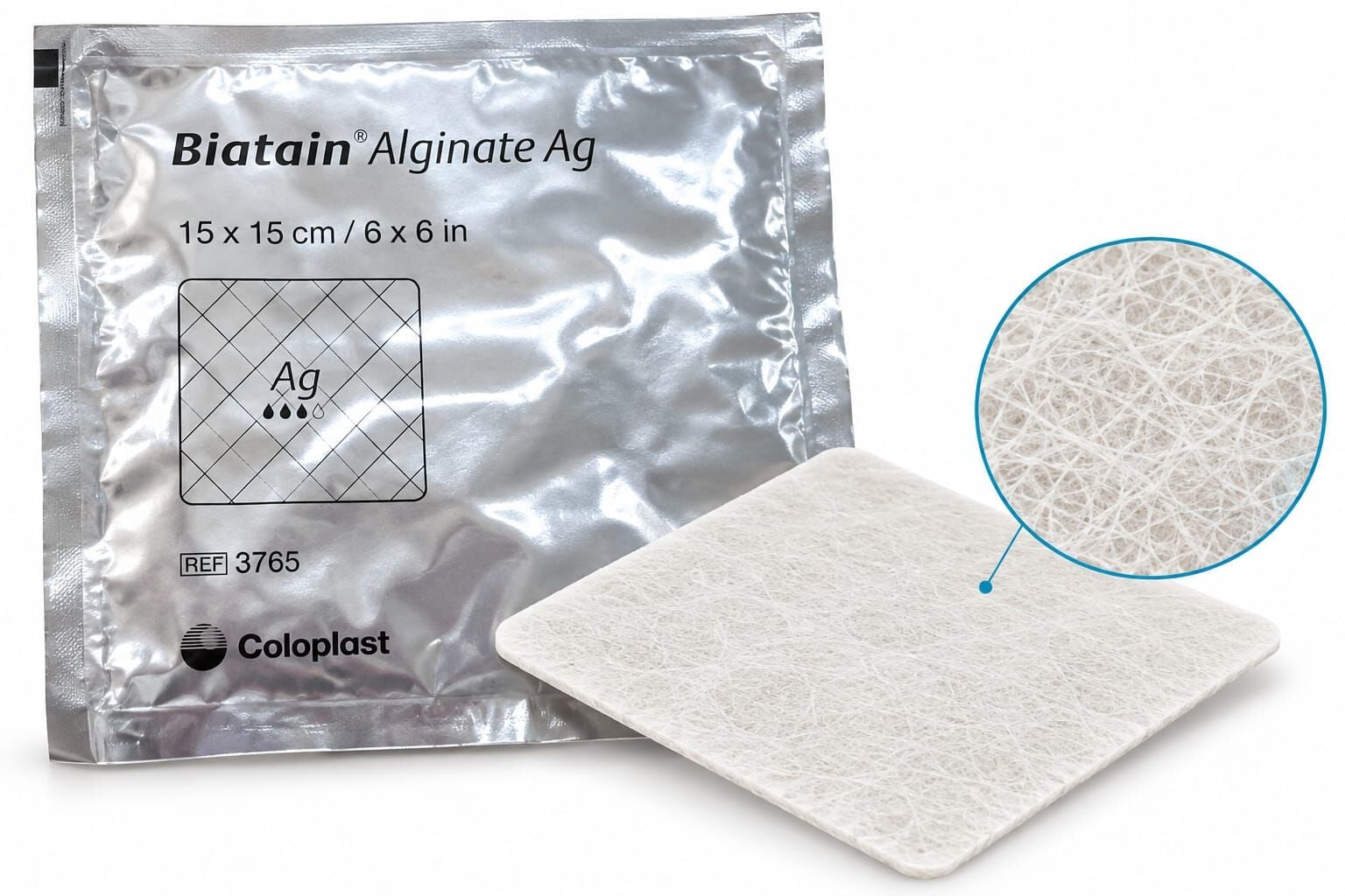 Biatain Alginate Ag Gümüşlü Aljinat Yara Örtüsü 15x15 cm