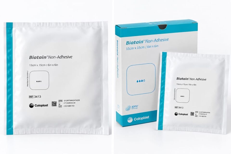 Biatain Non-Adhesive Yapışkansız Köpük Yara Örtüsü 15x15 cm